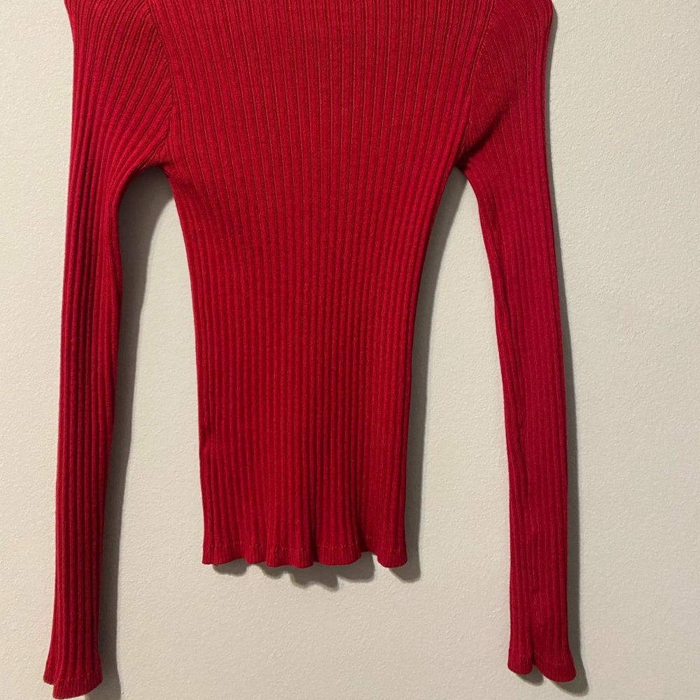 Love by Design long sleeved red shirt